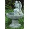 Roman 19.25" Angel Sitting in Bird Bath Outdoor Garden Statue